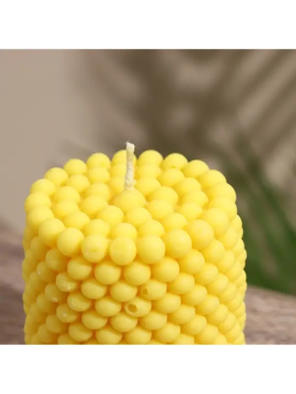 Свеча фигурная формовая &laquo;Столб шарики&raquo;, 6&times;6&times;7 см, соевый воск, МИКС