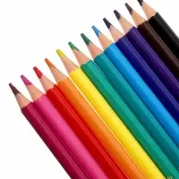 Карандаши 12цв, Hatber, пластик, заточ, трехгр, коробка, европодвес 85920
