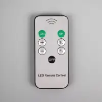 Светодиодные свечи на прищепках 10 см, 10 штук, от батареек ААх1, пульт ДУ, свечение тёплое белое