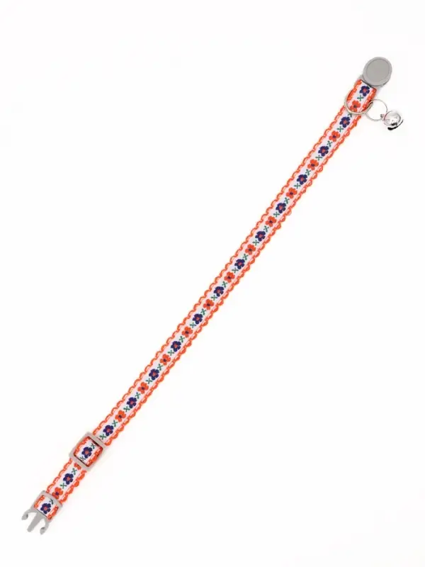 Набор ошейников для кошек &laquo;По-полюшку&raquo;, 30&times;1 см, оранжевый, чёрный