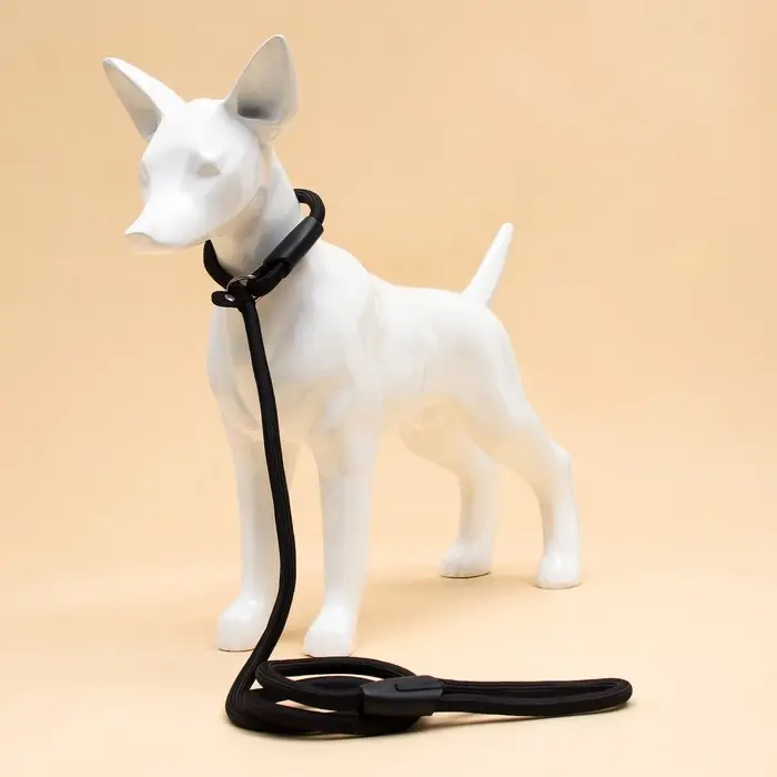 Ринговка для собак, 130&times;1 см, чёрная