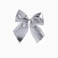 Ёлочные игрушки &laquo;Карнавал&raquo;, набор 16 шт. (4 бантика, 4 шишки, 8 шаров) серебристый/голубой