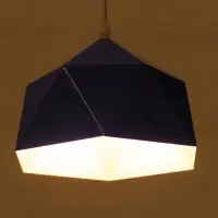 Светильник Edward, 1&times;40 Вт, Е27, 25&times;21.5&times;18 см, синий