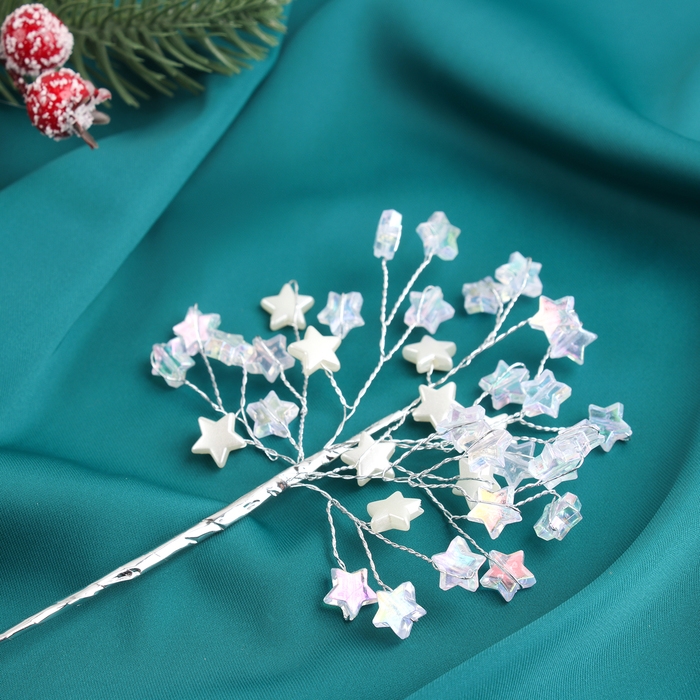 Декор  Декор "Хрустальная сказка" 16 см, звездочка перелив