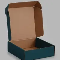 Коробка самосборная, изумрудная, 24 х 24 х 7,5 см
