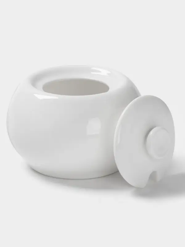 Сахарница Hanna Knövell, фарфор, белая