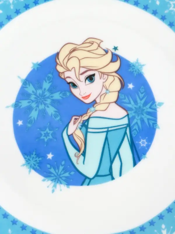 Набор посуды керамической детской, 3 предмета: кружка 200 мл, тарелка 19 см, салатник 250 мл, Холодное сердце