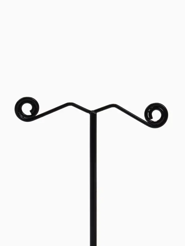 Подставка под серьги &laquo;QF. Акрил&raquo;, набор 3 шт., h=8, 10, 12 см, чёрная