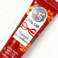 Бальзам-масло для губ, аромат пряный глинтвейн, 10 г, URAL LAB