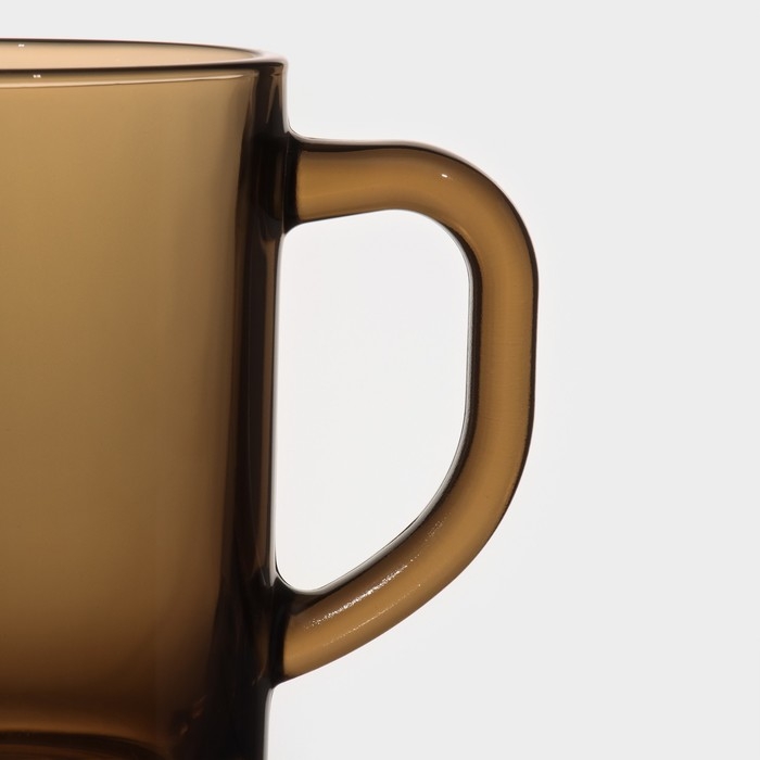 Кружка чайная стеклянная Bronze, 250 мл