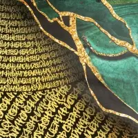 Бумага упаковочная глянцевая «Малахит», 70 х 100 см