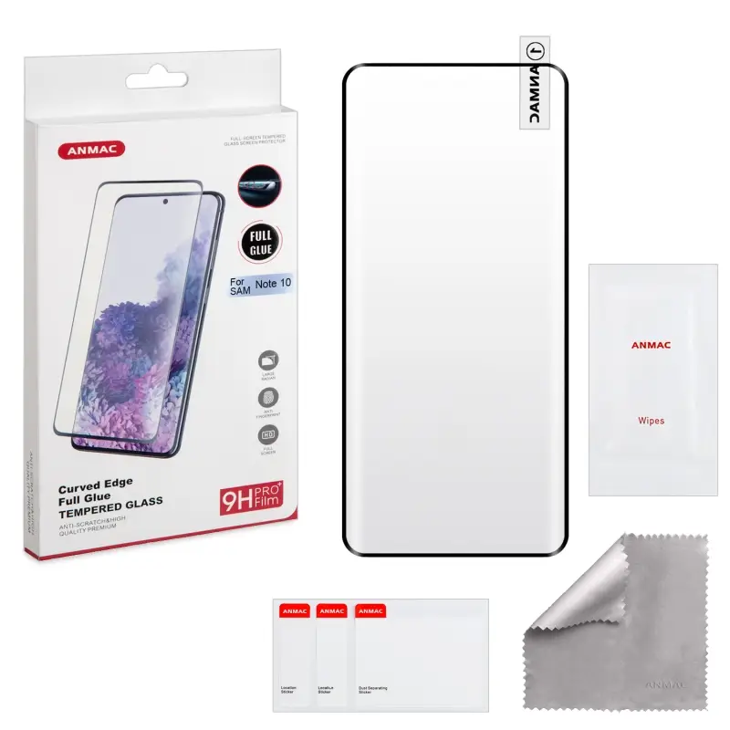 Защитное стекло SAM Note 10 Full Glue (полный клей) ANMAC Арт.1137381 Защитное стекло SAM Note 10 Full Glue (полный клей) ANMAC Арт.1137381