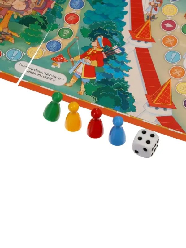 Игра-ходилка в коробке с карточками  Игра-ходилка в коробке с карточками "Любимые сказки"