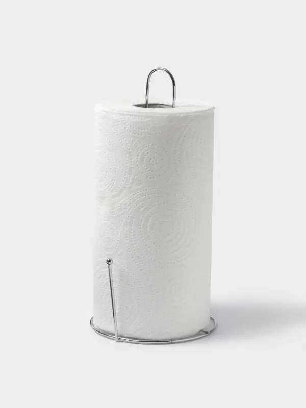 Держатель для бумажных полотенец настольный Доляна, 13.5&times;13.5&times;27 см, хром
