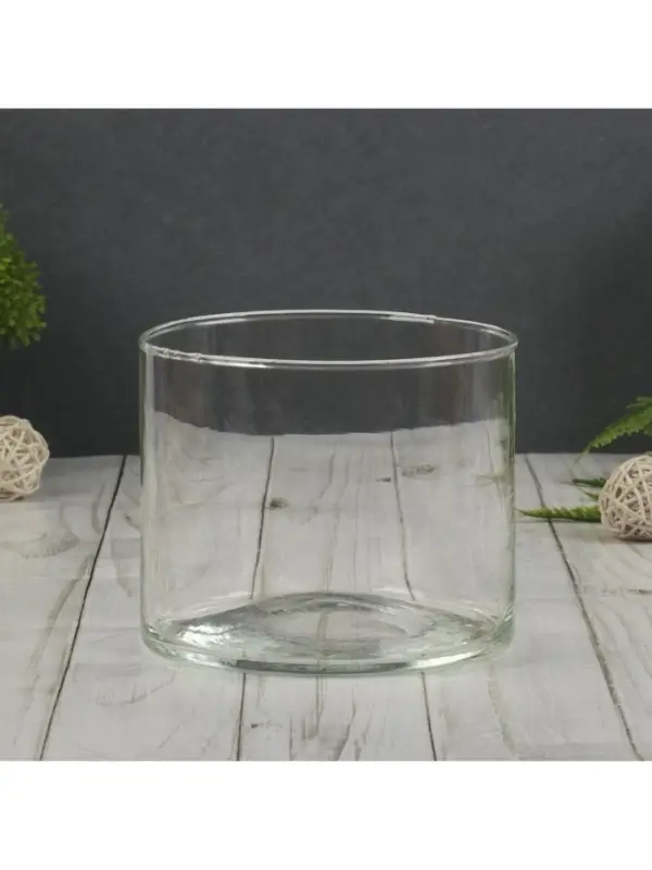 Ваза для цветов &laquo;Иберетта-100&raquo;, 800 мл, 10&times;12 см, стекло, прозрачная