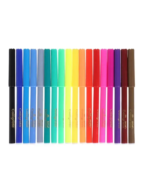 Фломастеры 18 цветов Calligrata, в блистере