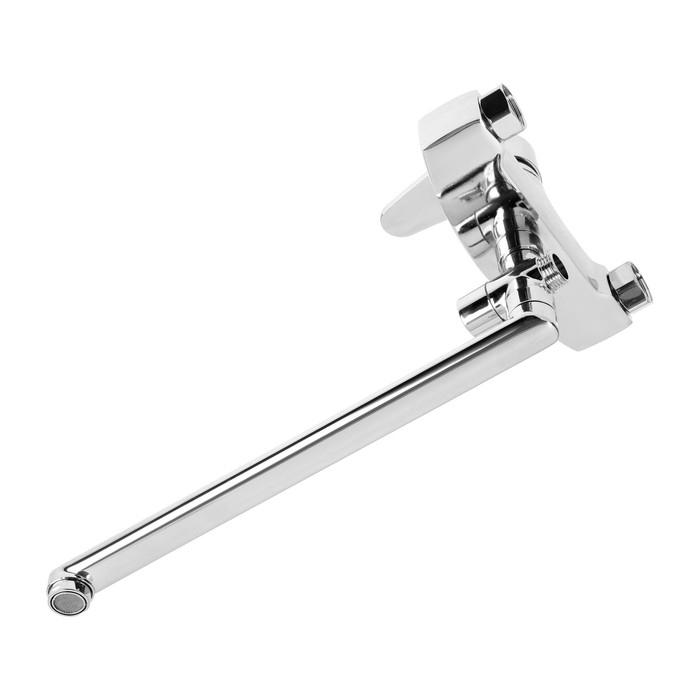 Смеситель для ванны ZEIN Z2740, излив 35 см, картридж 35 мм, с душевым набором, хром Смеситель для ванны ZEIN Z2740, излив 35 см, картридж 35 мм, с душевым набором, хром