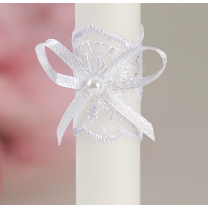 Комплект на стол молодожёнов Комплект на стол молодожёнов "Гармония", белый