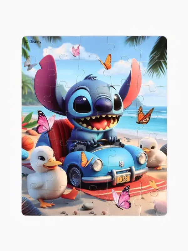 Набор пазл с игрушкой Набор пазл с игрушкой "Стич"