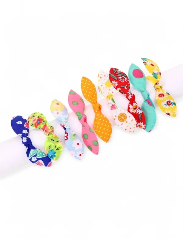 Резинка для волос 30 шт., набор, бантик, Кошечка Мари