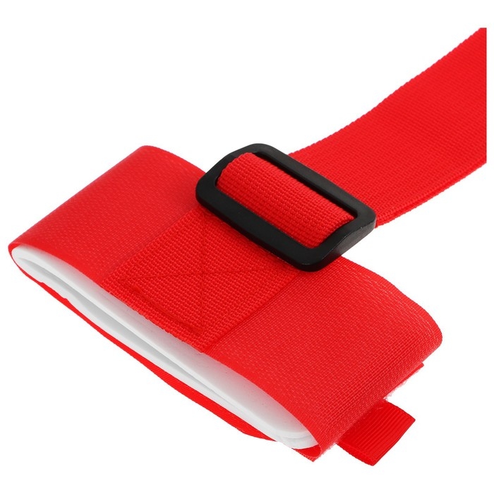 Связки для лыж с ремнём, цвет красный Связки для лыж с ремнём, цвет красный