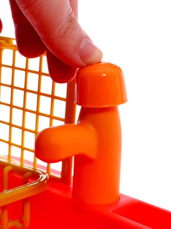 Игровой набор «Чистая кухня», функциональная раковина, посуда, продукты