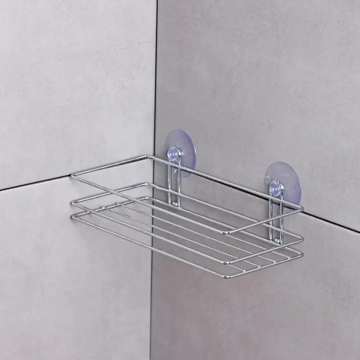 Полка на вакуумных присосках Доляна, 25×11×7 см Полка на вакуумных присосках Доляна, 25×11×7 см