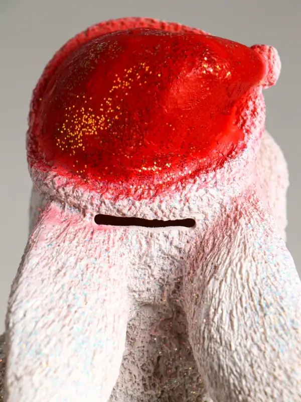 Копилка Копилка "Зайчик с мешком" с глиттером, 28 см,