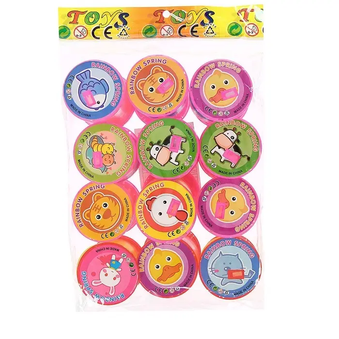 Пружинка радуга «Животные», виды МИКС