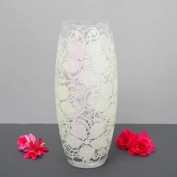 Ваза "Кружева цветов" 8х11х26см