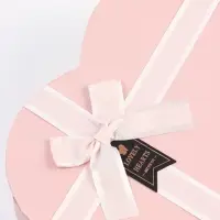Набор подарочных коробок сердце 3 в 1, нежно-розовый, 31&times;27&times;13.3; 28&times;25&times;11.7; 26&times;23&times;10.3 см