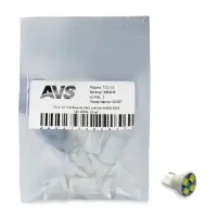 T111-10 T10/белый/ (W2.1x9.5d) 4SMD 2835 12V W5W, 10 шт.