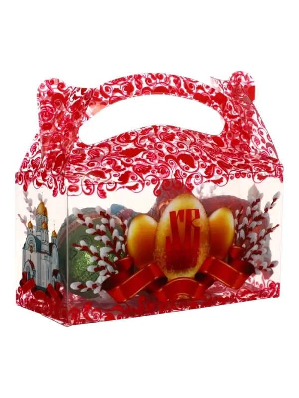 Пасхальный набор 50г: Курочка 20г и 2 яйца по 15г