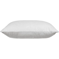 Подушка Luscan 50х70 см стеганная микрофибра/лебяжий пух, с цветным кантом