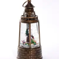 Фигура светодиодная &laquo;Маяк Дед Мороз&raquo; 10.5&times;10.5&times;24 см, музыка