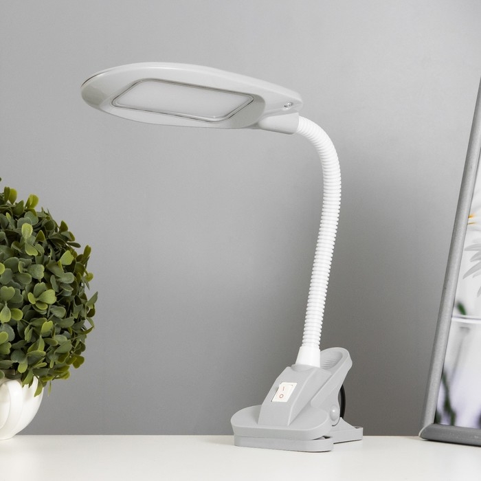 Лампа настольная 16432/1WT 16хLED серый 8,8х11х46,5 см Лампа настольная 16432/1WT 16хLED серый 8,8х11х46,5 см