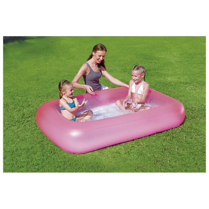 Бассейн надувной Bestway 51115, 165×104×25 см, с надувным дном, от 2 лет Бассейн надувной Bestway 51115, 165×104×25 см, с надувным дном, от 2 лет