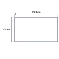Стол письменный Easy Contour 1600х700 дуб шамони темный