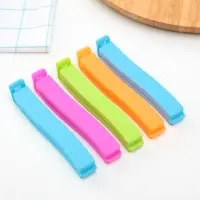 Зажимы для пакета, 11 см, 5 шт, цвет МИКС