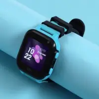 Детские смарт-часы Windigo AM-15, 1.44", 128&times;128, SIM, 2G, LBS, камера 0.08 Мп, голубые