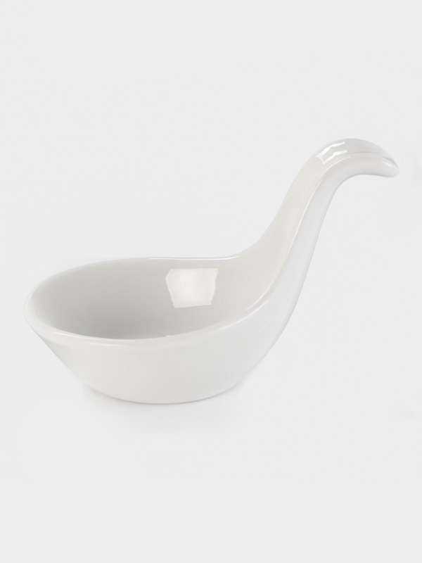 Соусник Доляна White Label, 9×5.5×6 см, фарфор, белый Соусник Доляна White Label, 9×5.5×6 см, фарфор, белый