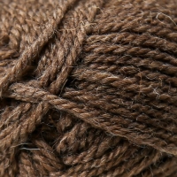 Пряжа "Носочная" 50% шерсть, 50% акрил 200м/100гр (517-Коричневый меланж)