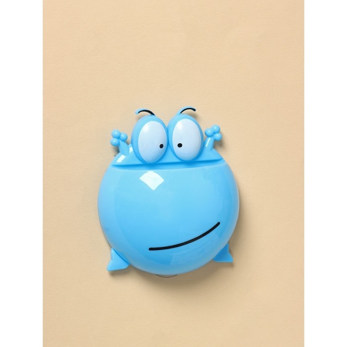 Держатель для зубных щёток «Бегемотик», на присосках, цвет МИКС Держатель для зубных щёток «Бегемотик», на присосках, цвет МИКС