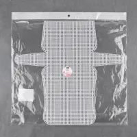 Канва-основа для вышивания сумки, пластиковая, 33.5&times;35.5 см, 2&times;2 мм, цвет белый