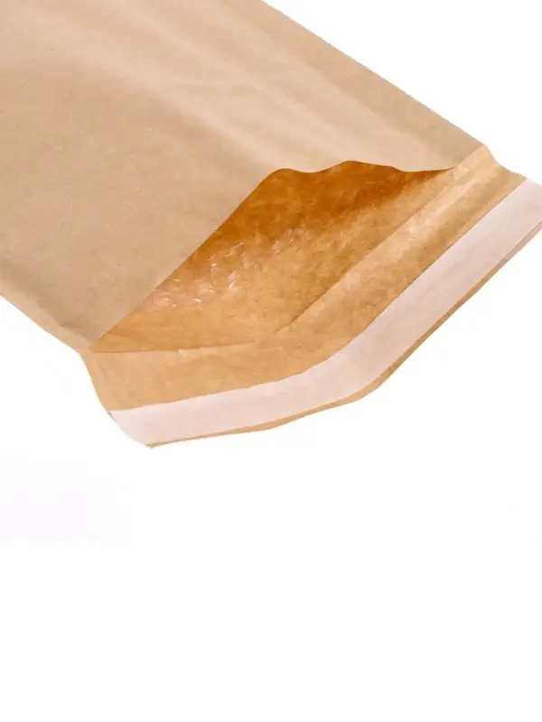 Крафт-конверт с воздушно-пузырьковой плёнкой Calligrata, 18&times;26 см, бежевый