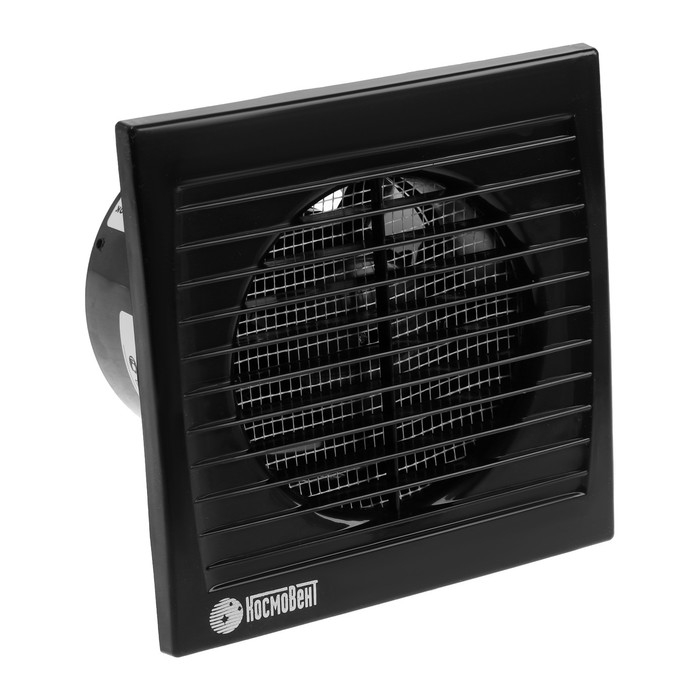 Вентилятор вытяжной Вентилятор вытяжной "КосмоВент" В100-ок, d=100 мм, 10 Вт, 40 дБ, 105 м³/ч, обр.клапан, черн