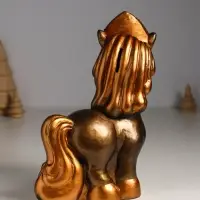 Копилка "Лошадь в кокошнике" 23х17,5х10 см, бронза Копилка "Лошадь в кокошнике" 23х17,5х10 см, бронза