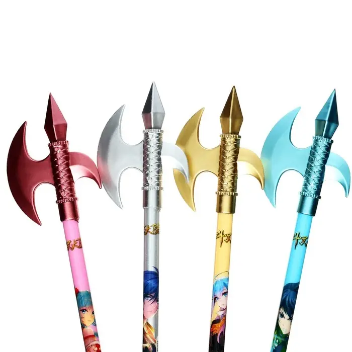 Ручка - прикол гелевая «Топор», МИКС