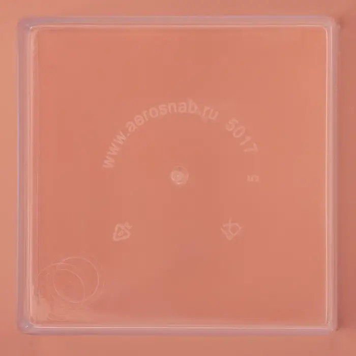 Форма пластиковая одноразовая для фуршета «Куб», 60 мл, прозрачная
