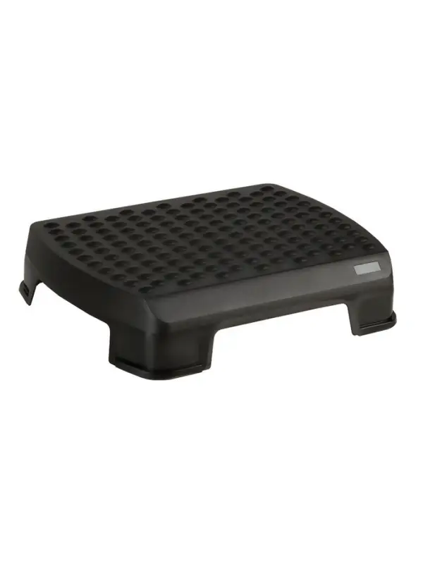 Подставка для ног, Стамм, 34.3&times;10.5&times;44.7 см, рельефная поверхность, черная